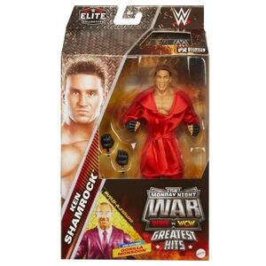 WWE Elite Collection Ken Shamrock in Red Robe With BAF UFC Legend
